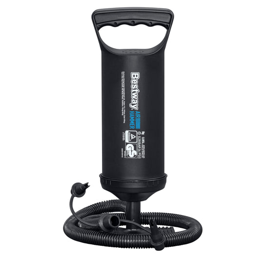 BESTWAY Inflador Manual Air Hammer 10,8x8,8x30 cm Negro