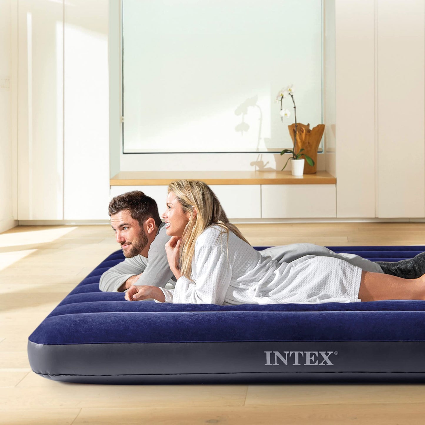 Intex Cama de aire Dura, Beam Standard modelo Classic Downy (64765)